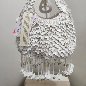 Whites beaded beauty